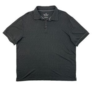 Nat Nast Polo Shirt Mens L Large Charcoal Gray Short Sleeve Luxury Modal Blend